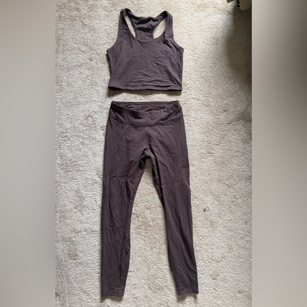 Pact Cotton Tank and Legging Set sz Medium